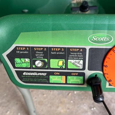 LOT 2G: Scott’s Turf Builder Edgeguard Spreader & Wheelbarrow