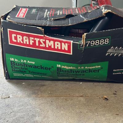 LOT 4G: Craftsman Electric Chainsaw, Homelite Electric Blower/Vac & Craftsman Bushwacker