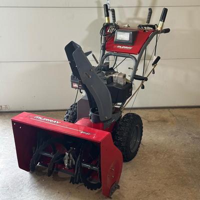 LOT 5G: Murray Performance 8 HP 27” Dual Stage Snowthrower - New with Tags