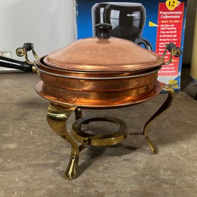 LOT 12G: Vintage Kitchen Appliances & More - Warm O Tray, West Bend Coffee Percolator & More