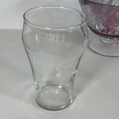 LOT 15D: Beautiful Glass Cups, Bowls, Shakers & More!