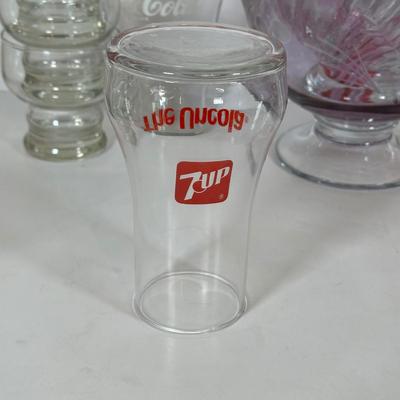 LOT 15D: Beautiful Glass Cups, Bowls, Shakers & More!