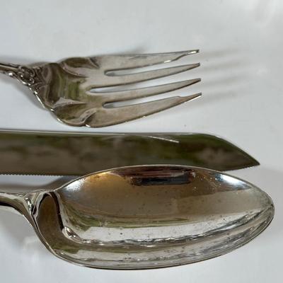 LOT 18D: Stainless Steel/Silver plate Decor, Flatware & More