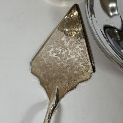 LOT 18D: Stainless Steel/Silver plate Decor, Flatware & More