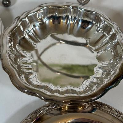 LOT 18D: Stainless Steel/Silver plate Decor, Flatware & More