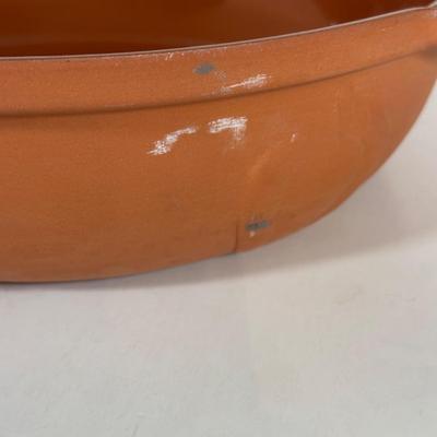 LOT 19D: Terracotta Apple Baker, Egg Serving Plate & More