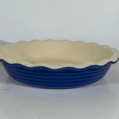 LOT 19D: Terracotta Apple Baker, Egg Serving Plate & More