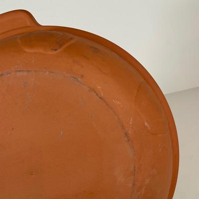 LOT 19D: Terracotta Apple Baker, Egg Serving Plate & More