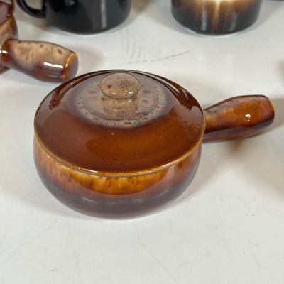LOT 20D: Vintage Pfaltzgraff Brown Drip Stoneware Dishes & More
