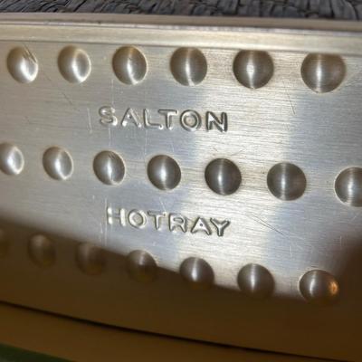 LOT 21D: The Salton Hot Party Server In Box, Salton Hot Tray & More
