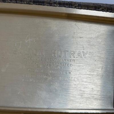 LOT 21D: The Salton Hot Party Server In Box, Salton Hot Tray & More
