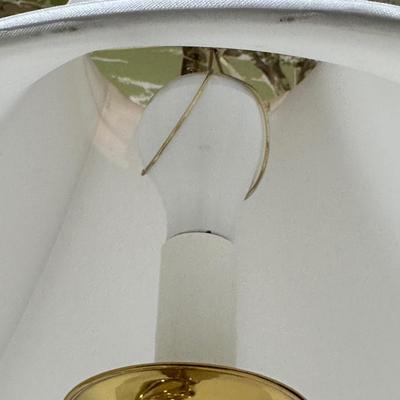 LOT 22D: Vintage Brass French Horn Table Lamp