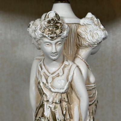 LOT 24D: Vintage The 3 Graces Table Lamp