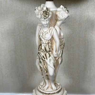 LOT 24D: Vintage The 3 Graces Table Lamp