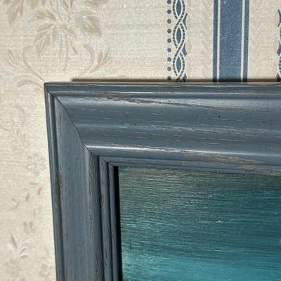 LOT 26L: Two Framed Nautical Scene Oil Paintings