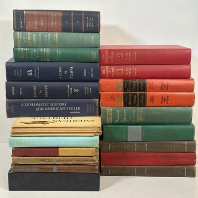 LOT 28L: Vintage Book Collection - The Presidents Of The United States Vol. 1 & 2, Empire For Liberty & More