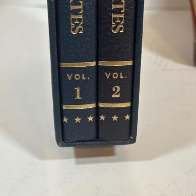LOT 28L: Vintage Book Collection - The Presidents Of The United States Vol. 1 & 2, Empire For Liberty & More