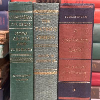 LOT 28L: Vintage Book Collection - The Presidents Of The United States Vol. 1 & 2, Empire For Liberty & More
