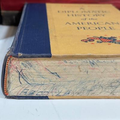 LOT 28L: Vintage Book Collection - The Presidents Of The United States Vol. 1 & 2, Empire For Liberty & More