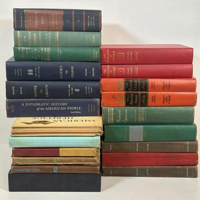 LOT 28L: Vintage Book Collection - The Presidents Of The United States Vol. 1 & 2, Empire For Liberty & More
