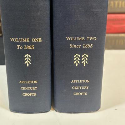LOT 28L: Vintage Book Collection - The Presidents Of The United States Vol. 1 & 2, Empire For Liberty & More