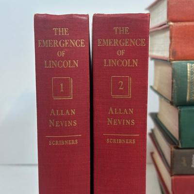 LOT 28L: Vintage Book Collection - The Presidents Of The United States Vol. 1 & 2, Empire For Liberty & More