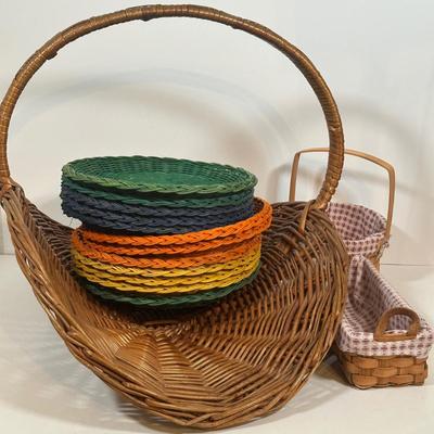 LOT 31L: Collection Of Decorative Baskets