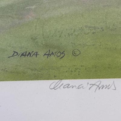 LOT 32L: Diana Amos Bermuda Castle Harbour Signed Print