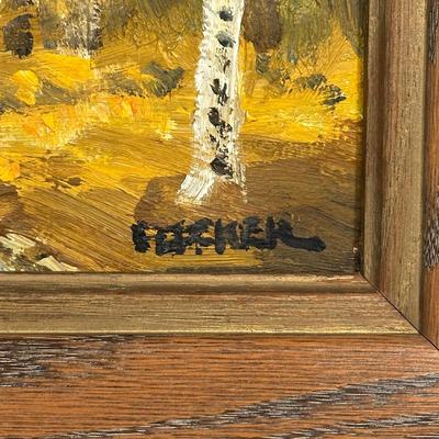 LOT 35L: Signed Oil Painting by Richard Gordon Packer