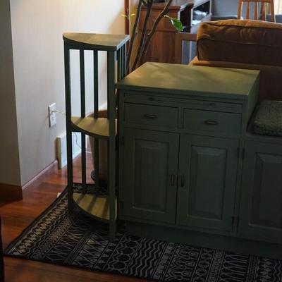 USEFUL CHARMING WALL UNIT FOR ENTRYWAY, ENCLOSED PORCH, OR DEN
