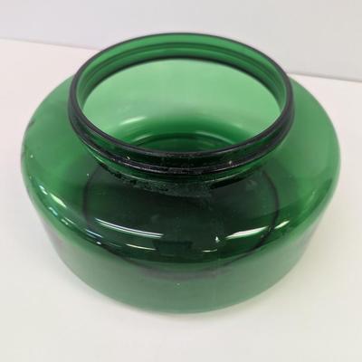 Emerald Green Glass Bowl Originally Vintage Vaporizer Humidifier