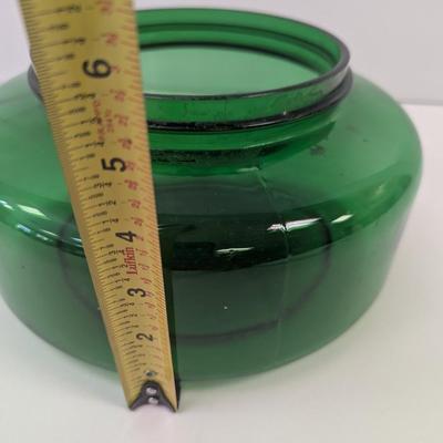 Emerald Green Glass Bowl Originally Vintage Vaporizer Humidifier