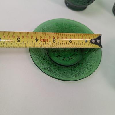 Anchor 30 Pieces Of Hocking Forest Green Sandwich Set #31