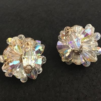 Crystal Clip on Earrings