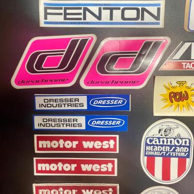 Vintage Automotive Equipment or Magazine Sticker Lot