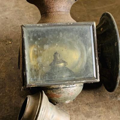 LOT 535: Set of 2 Antique Carriage/Early Automobile Driving Lights