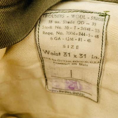 LOT 538: Korean War Era US Army Military Jackers and Pants and More