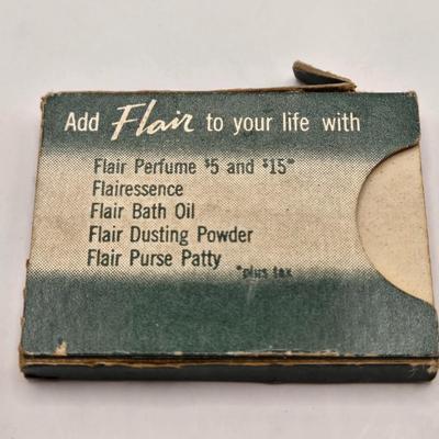 LOT 542: Antique Perfume Bottles, Talc Bottles, Ladies Handkerchiefs, Makeup , Greeting Cards, Face Cream, Face Fan, & Small Bud Vase