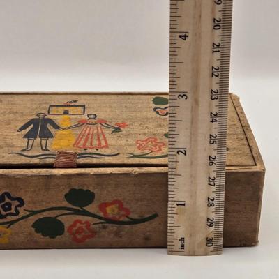 LOT 544: Antique Men's Brushes, Combs. Shoe Horn, Travel Toothbrush, Early American Old Spice Box, & Shaving Cream Brush