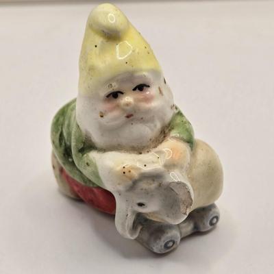LOT 553: Miniatures of All Sorts, Including Musical Instrument Playing Monkeys, Salt & Pepper Shakers, Vase, Pitcher, & Kodak...