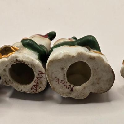 LOT 553: Miniatures of All Sorts, Including Musical Instrument Playing Monkeys, Salt & Pepper Shakers, Vase, Pitcher, & Kodak...