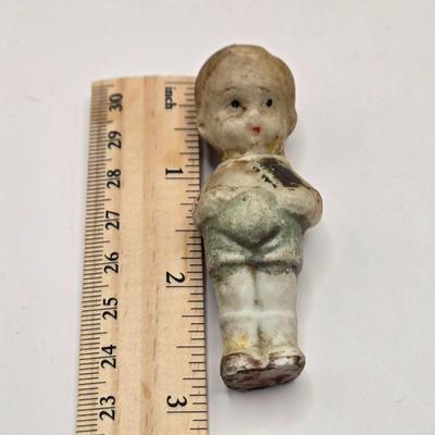 LOT 553: Miniatures of All Sorts, Including Musical Instrument Playing Monkeys, Salt & Pepper Shakers, Vase, Pitcher, & Kodak...