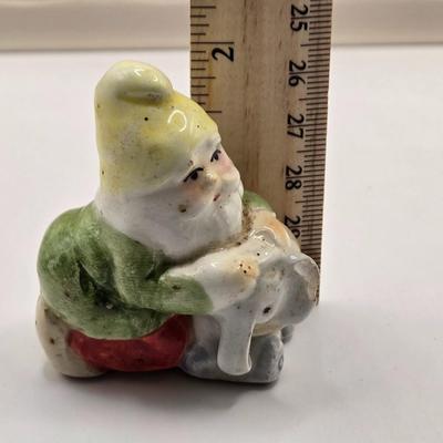 LOT 553: Miniatures of All Sorts, Including Musical Instrument Playing Monkeys, Salt & Pepper Shakers, Vase, Pitcher, & Kodak...