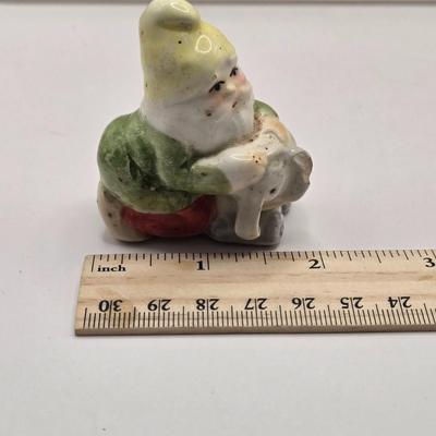 LOT 553: Miniatures of All Sorts, Including Musical Instrument Playing Monkeys, Salt & Pepper Shakers, Vase, Pitcher, & Kodak...