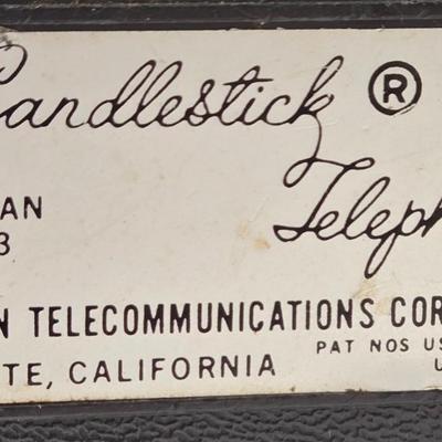 LOT 555: Vintage Candlestick Telephone