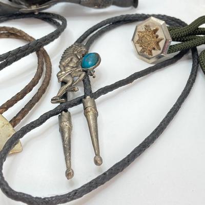 LOT 561: Vintage Decorative Bolero Ties, Accessories and More