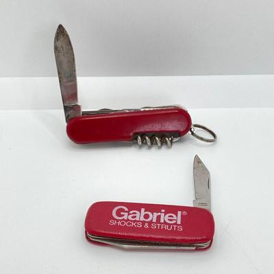 LOT 563: Vintage Knives - Skife with Original Box, Camping Utensil Combo with Sheath, Utility, Faux Antler and More