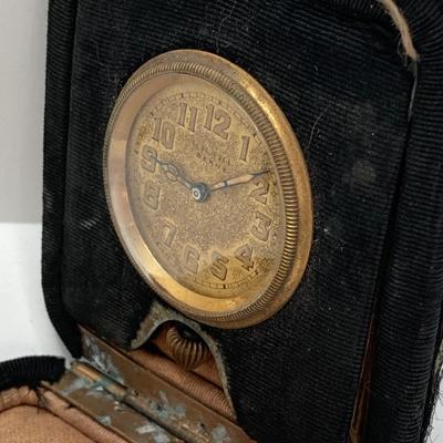 LOT 567: Antique / Vintage Krahl Pocket / Travel Fold Up Watch