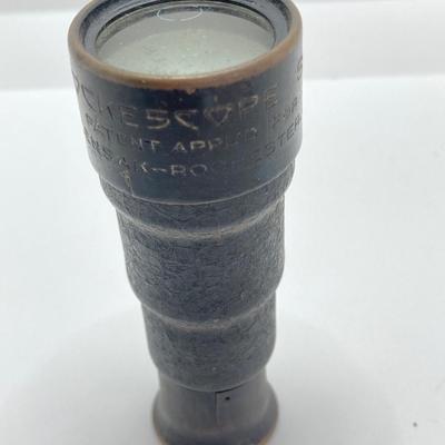 LOT 568: Vintage Collection - Engineer's Compass in Original Box, Pocketscope and Portable Made in USA Metal Fahrenheit Thermometer