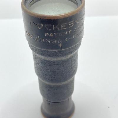 LOT 568: Vintage Collection - Engineer's Compass in Original Box, Pocketscope and Portable Made in USA Metal Fahrenheit Thermometer